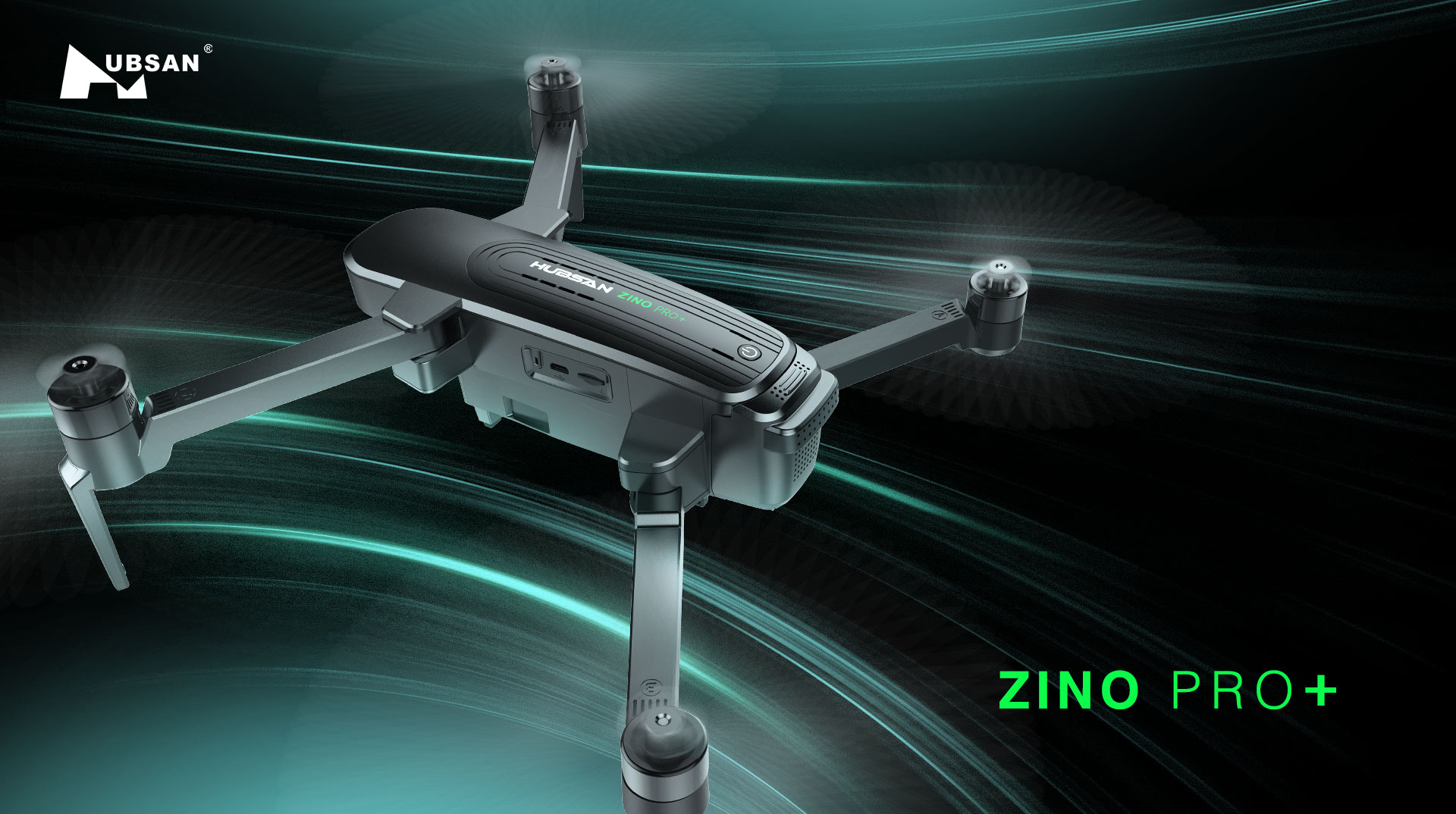 Hubsan Zino PRO+ Plus GPS 5G WiFi 8KM FPV with 4K 30fps UHD Camera 3-axis Gimbal 43mins Flight Time RC Drone Quadcopter RTF 1