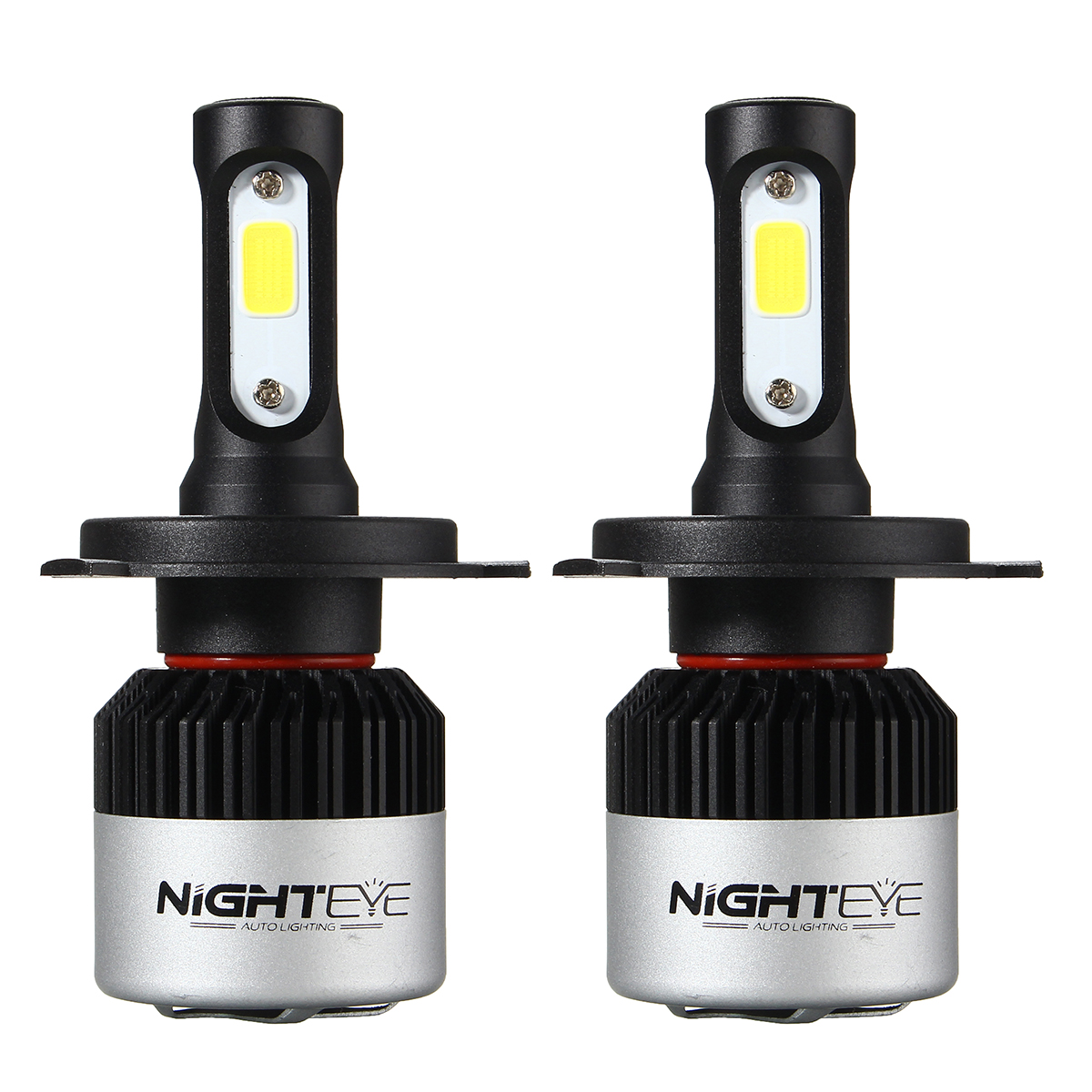 

NightEye S2 COB LED Car Headlights 9005 9006 H4 H7 H11 H1 Bulbs Fog Lamps 72W 9000LM 6500K 2PCS