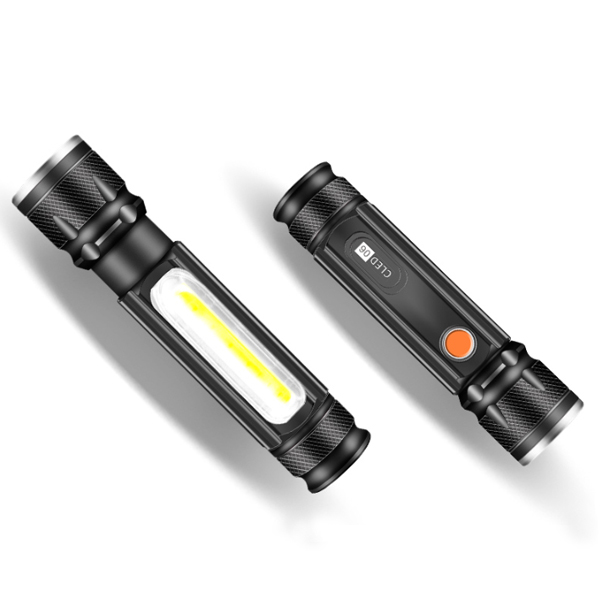 

WARSUN COB06 10W Mini Torch Light USB Rechargeable Tail Magnet 3 Modes Flashlight