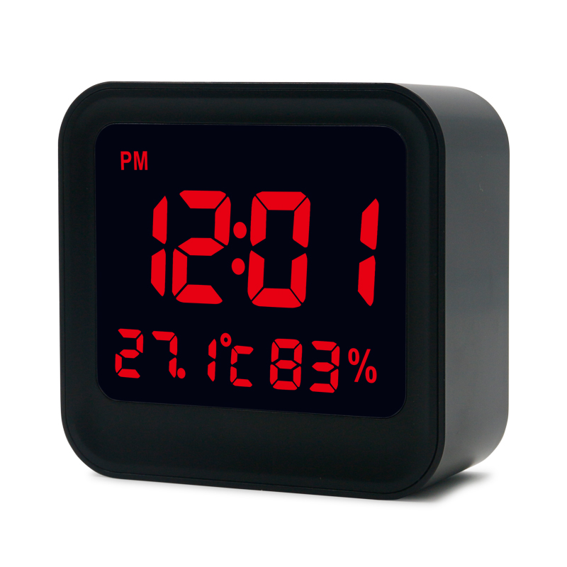 

Loskii HC-20 Digital High Accuracy Thermometer Hygrometer Alarm Clock with LCD Screen Display