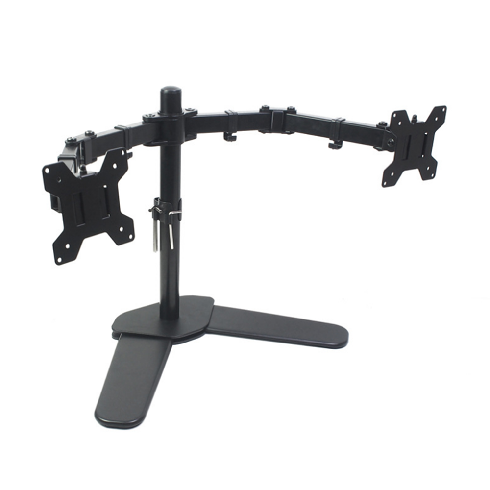 Find MS01 Monitor Bracket with Dual Pneumatic Arms 2 Monitors 10 27 inch Swiveling 360 Height Adjustable Desktop Freely Desk Screen Bracket Monitor Table Bracket for Sale on Gipsybee.com with cryptocurrencies