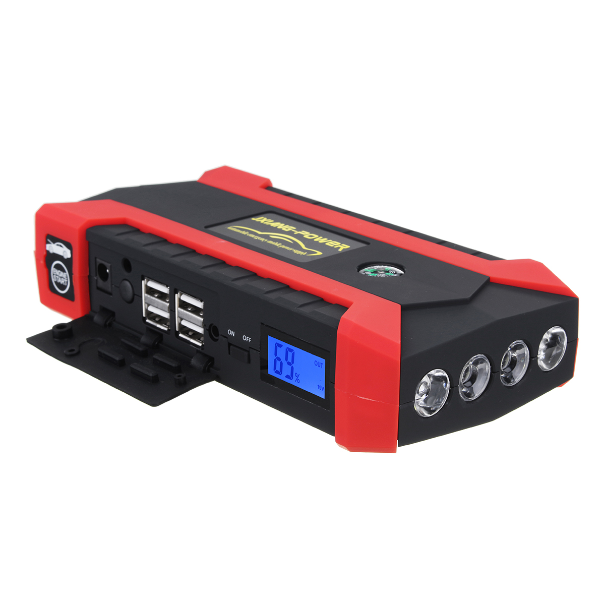 

16000mAh 12V 4 USB Car Jump Starter Pack Booster Charger Battery Power Bank Kit
