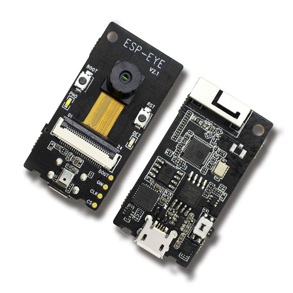 

ESP-EYE ESP32 Wi-Fi and bluetooth AI Development Board Supports Face Detection and Voice Wake-up with 2 Megapixel Camera