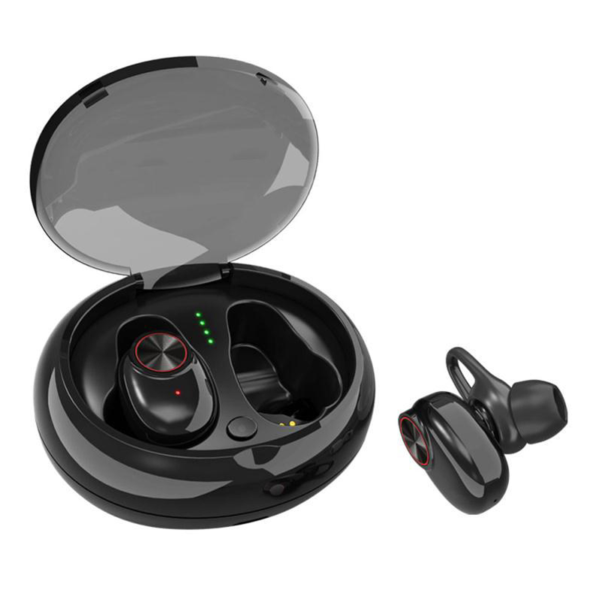 

[bluetooth 5.0] True Wireless Earbuds Noise Cancelling Headphones Deep Bass HD 3D Stereo Surround Waterproof Sports Earphone with Mic