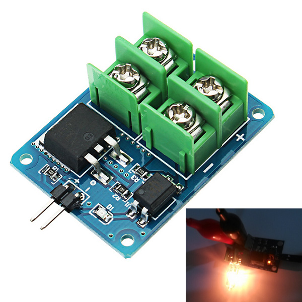 

3Pcs 3V 5V Low Control High Voltage 12V 24V 36V MOS Field Effect Transistor Module PWM Motor Speed Controller For Arduino