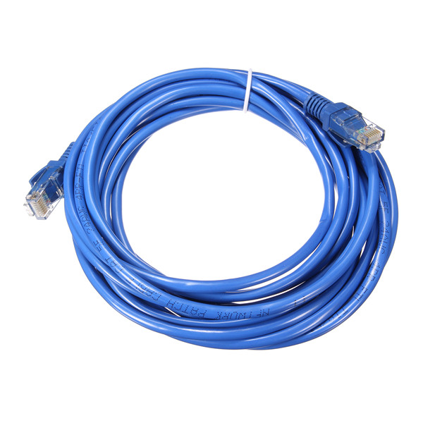

5m Blue Cat5 65FT RJ45 Ethernet Cable For Cat5e Cat5 RJ45 Internet Network LAN Cable Connector