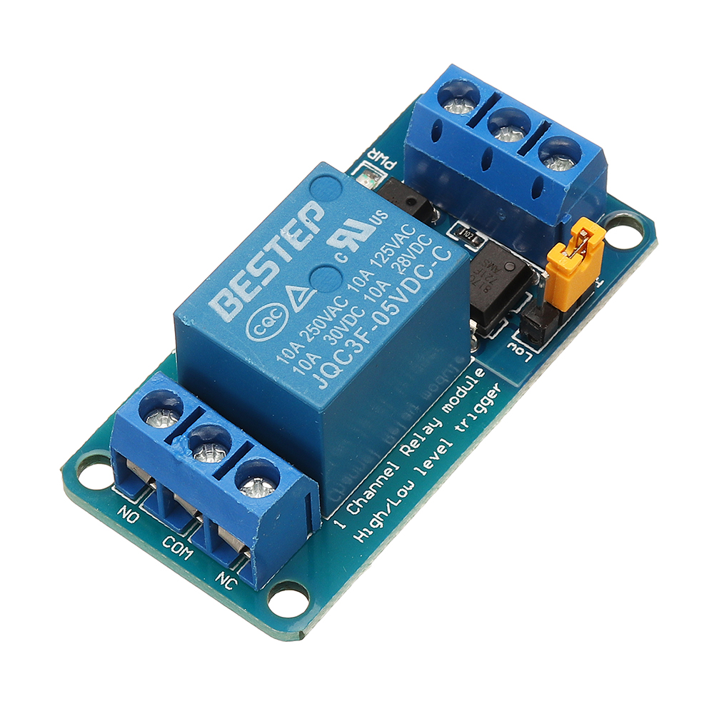 

5pcs BESTEP 1 Channel 5v Relay Module High And Low Level Trigger For Arduino