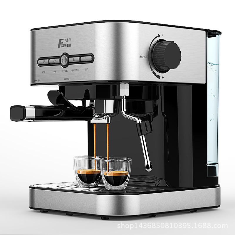 FXUNSHI MD-2009 1.4L 950W Semiautomatic Espresso Milk Bubble Maker Italian Coffee Machine (BS) 80