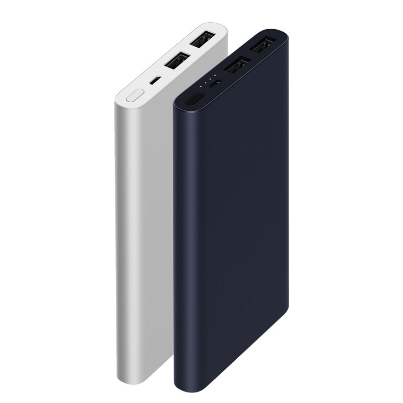 Оригинальный Xiaomi 10000mAh Банк питания 2 двойной USB 18W Быстрая зарядка 3.0 Зарядное устройство для мобильного телефона