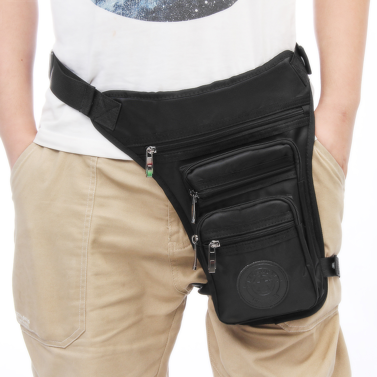 

BIKIGHT Tactical Leg Bag Riding Belt Pack Outdoor Camping Hunting Leg Bag Utility Multi-Purpose Waist Bag