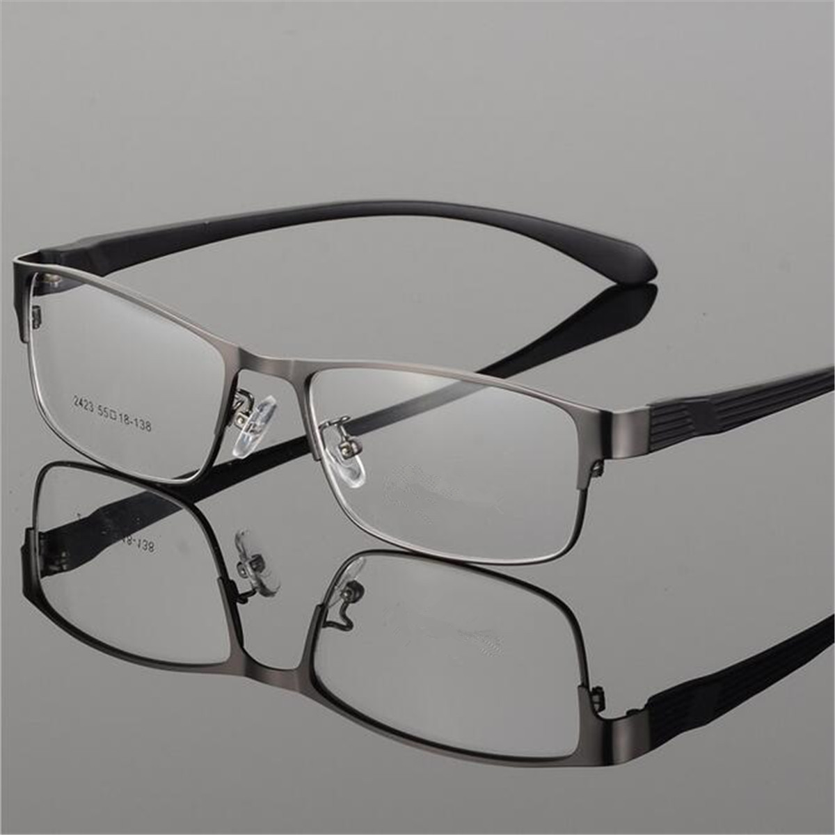 Fashionable light slim eye glasses frame metal full rim Sale - Banggood.com