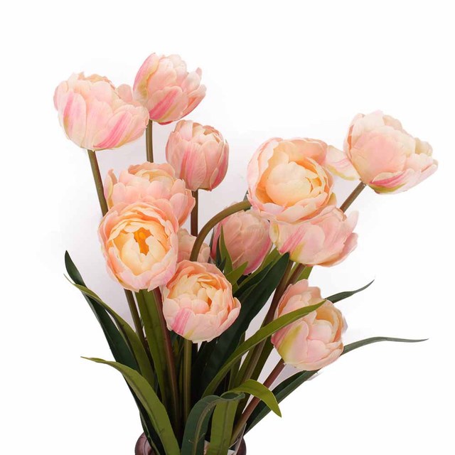 

Single 3 Head Core Tulip Home Photo Studio Wedding Decoration Artificial Flower Supply Flower
