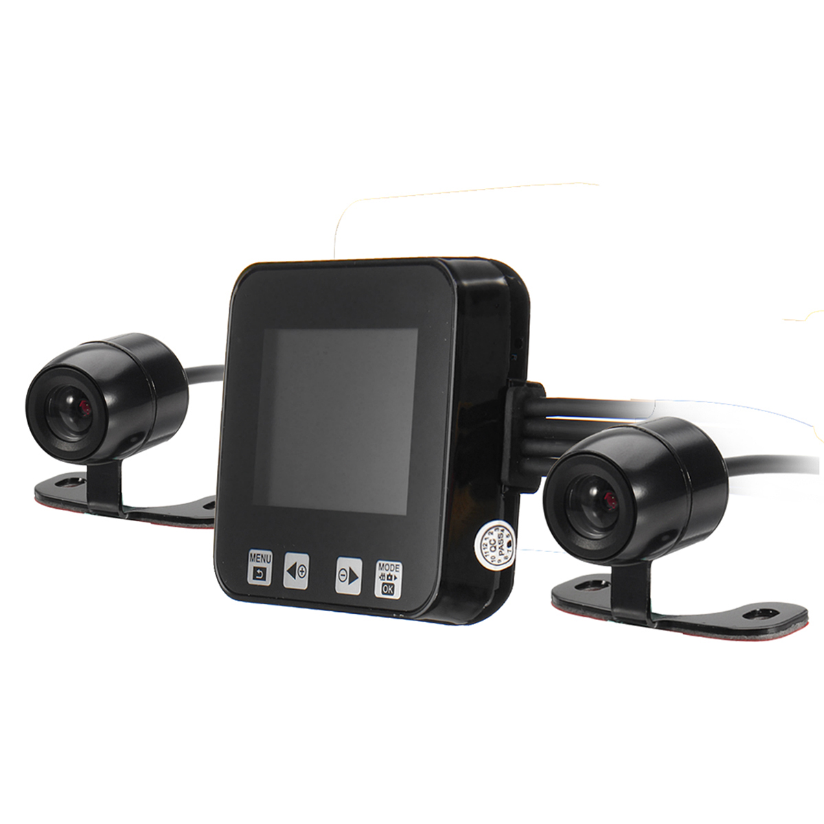 

C6 HD мотоцикл Спорт камера 2inch 720P IP68 Передняя и задняя панель с двойным куполом Видео Видеорегистратор Видеокамера с GPS