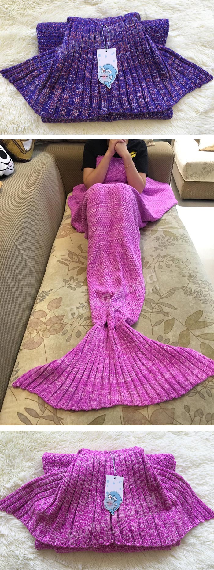 mermaid tail blanklet