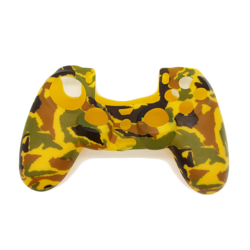 Camouflage Army Soft Silicone Gel Skin Protective Cover Case for PlayStation 4 PS4 Game Controller 43