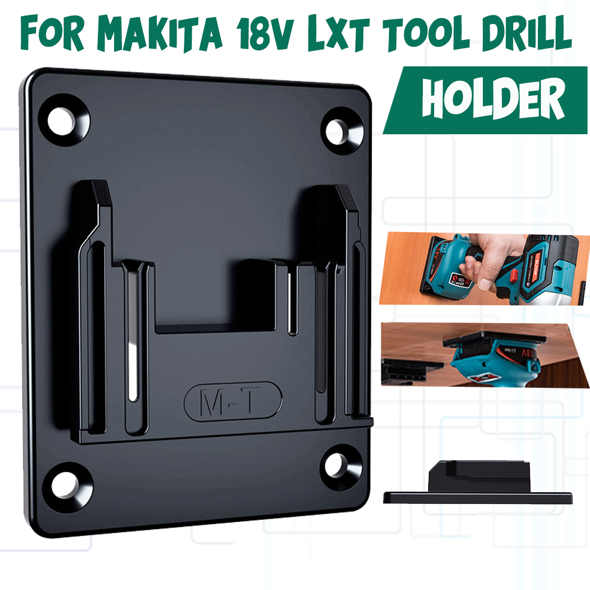 For Makita 18V LXT Tool Drill Holder Wall Mount Brackets Hook Storage Rack Van 