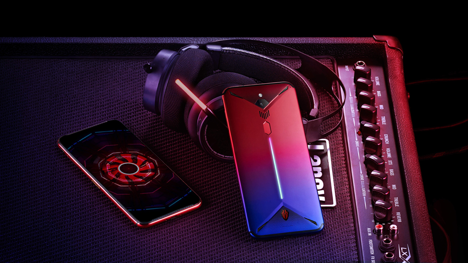 ZTE Nubia Red Magic 3 Global Version 6.65 Inch FHD+ 5000mAh Android 9.0 48.0MP Rear Camera 8GB RAM 128GB ROM Snapdragon 855 Octa Core 4G Gaming Smartphone - Black