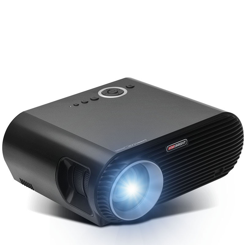 

Vivibright GP90 Plus LCD Projector 3500 Lumens 1280x800 Pixels Resolution Support 1080P Home Theater