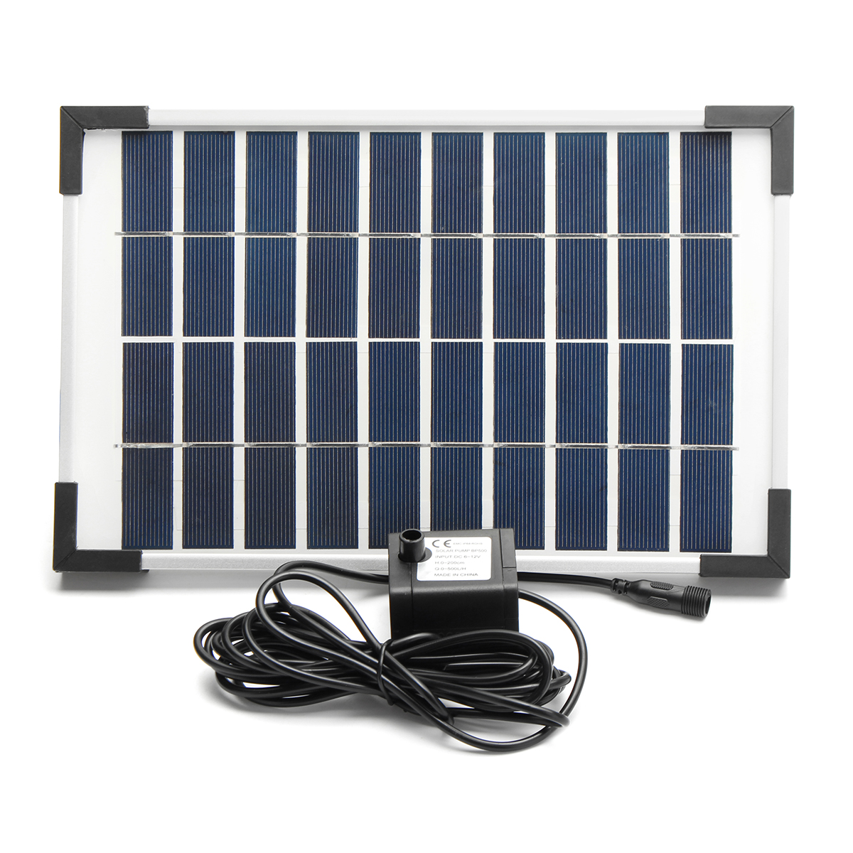 

5W Solar Powered Panel Water Pump Fountain Garden Pool Pond Submersible Watering