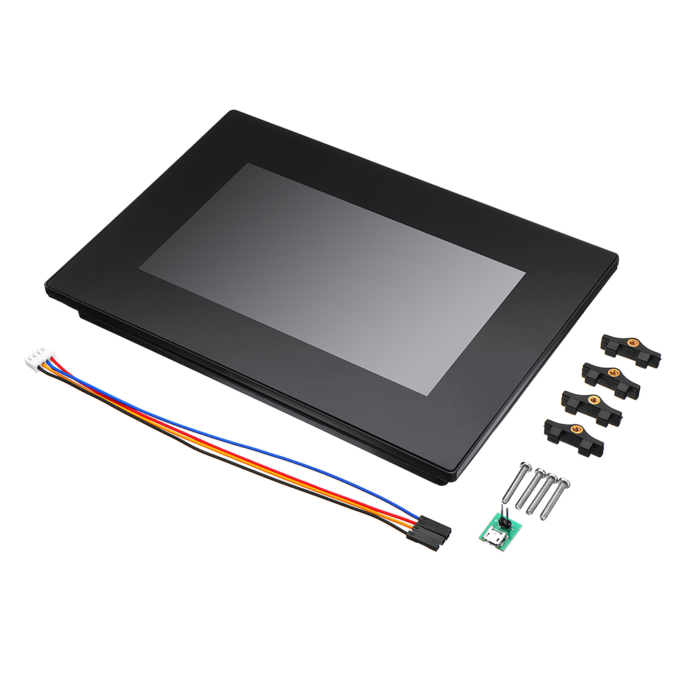 

Nextion NX8048K070_011C 7.0 Inch Enhanced HMI Intelligent Smart USART UART Serial TFT LCD Module Display Capacitive Multi-Touch Panel With Enclosure
