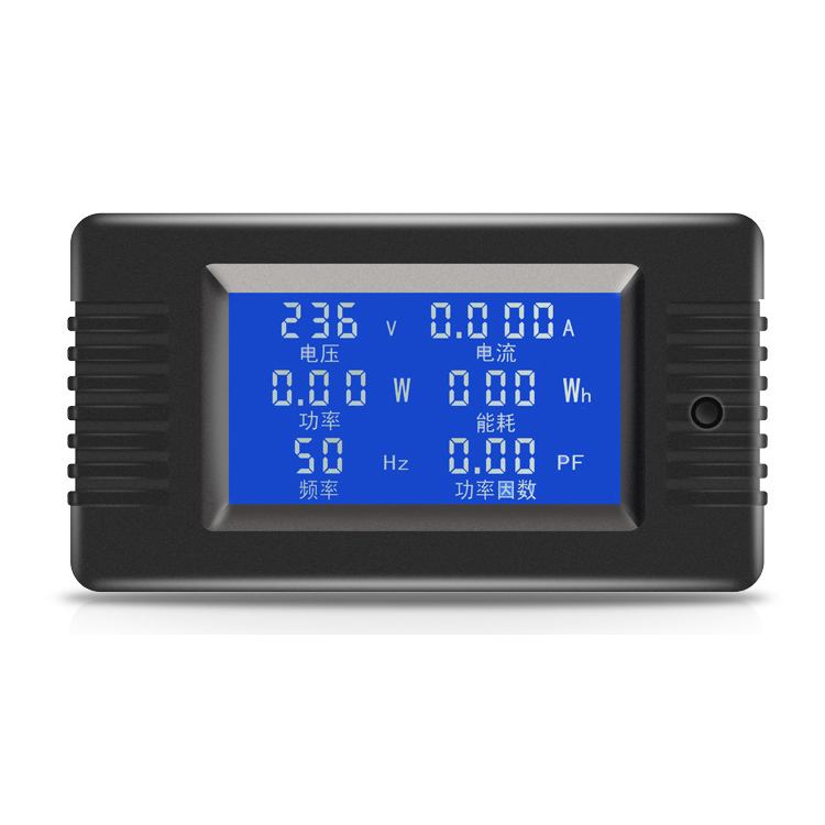 

PZEM-020 10A AC Digital Display Power Monitor Meter Voltmeter Ammeter Frequency Current Voltage Factor Meter