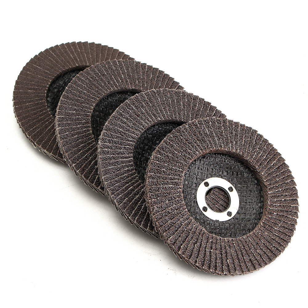

100mm Flap Sanding Disc 40 60 80 120 Grit Angle Grinder Polishing Wheel
