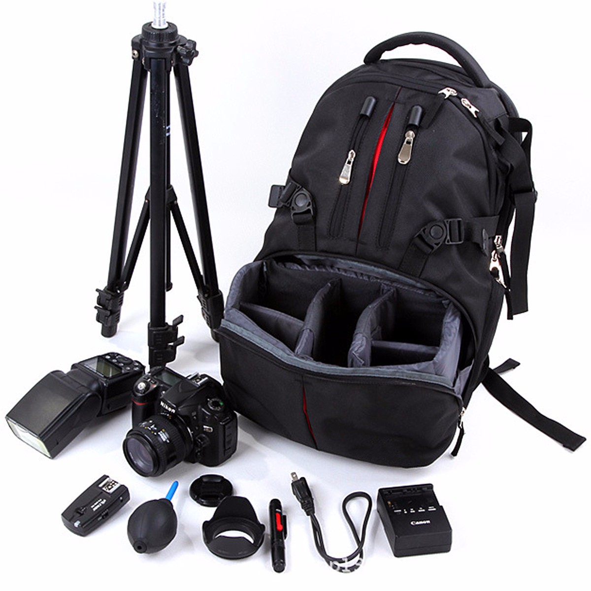 

Нейлон водонепроницаемый ударопрочный камера ноутбук сумка линзы случае рюкзак для Canon Nikon SLR DSLR камеры