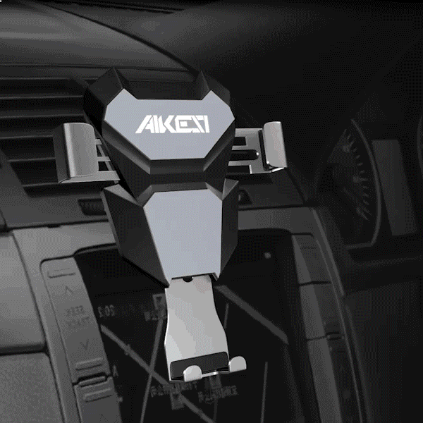 

Universal Gravity Linkage Auto Lock Metal Car Mount Air Vent Phone Holder Stand for Mobile Phone