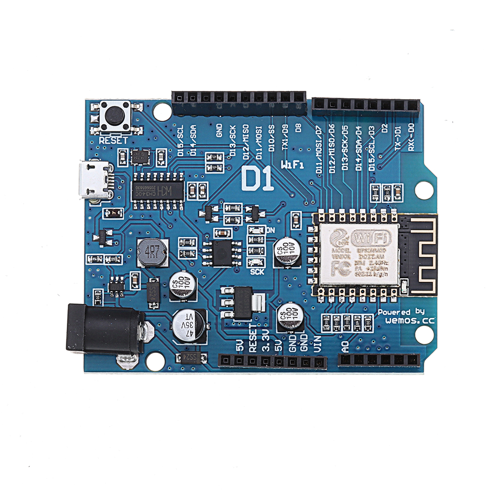 

Geekcreit® D1 WiFi UNO ESP-12E Based ESP8266 Module For Arduino Compatible