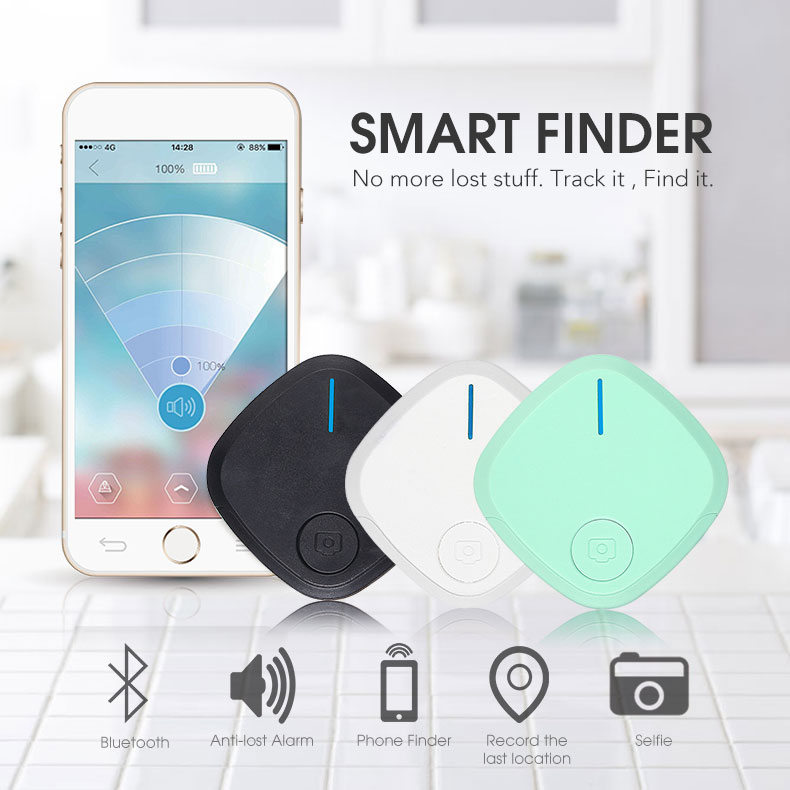 Loskii NB-S2 Mini bluetooth 4.0 Key Finder Smart Alarm Anti Lost Tracker Selfie Controller 9