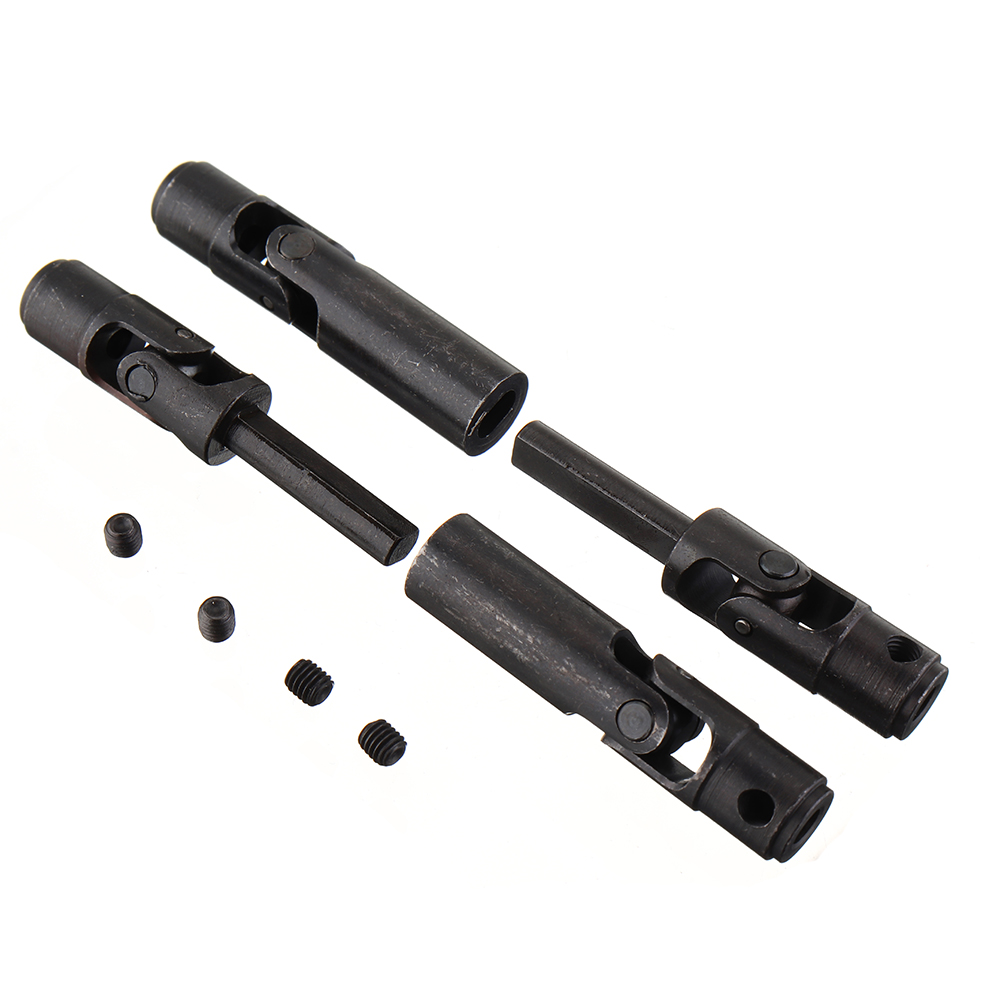 

1Pair Front And Rear Drive Shaft For JJRC Q65 2.4G 1/10 Jedi Crawler Military Truck 4WD Off-Road Vehicle Models RC Car P