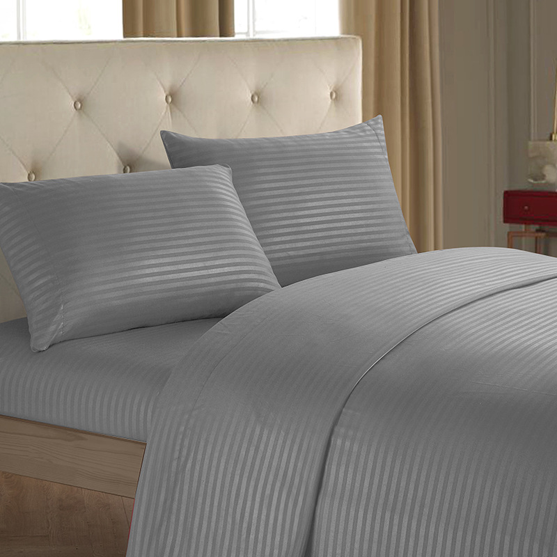 

Honana Striped Bed Sheet Set 3/4 Piece Highest Quality Brushed Microfiber Wrinkle & Fade & Stain Resistant Bedding