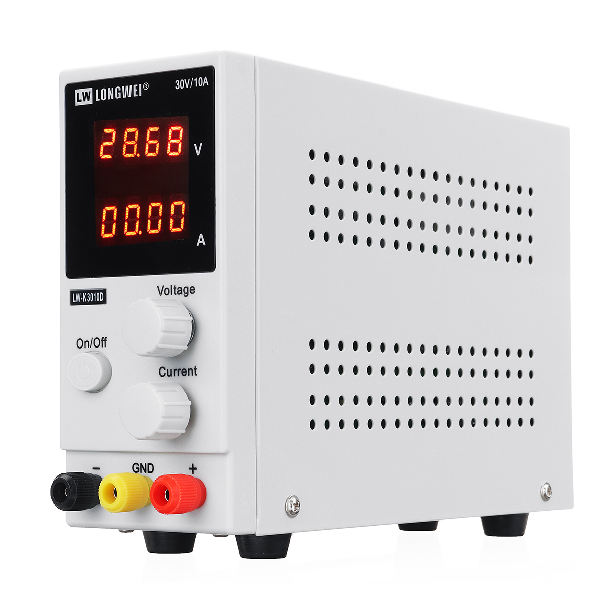

LW-K3010D DC Power Supply Variable 0-30V/ 0-10A 110V/220V Adjustable Switching Regulated Power Supply Dual Display 0.01 Accuracy