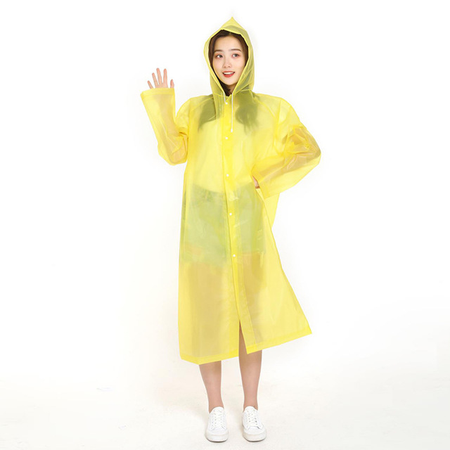 

New Raincoat Poncho Eva Environmental Protection Raincoat Outdoor Hooded Adult Raincoat Eva Raincoat
