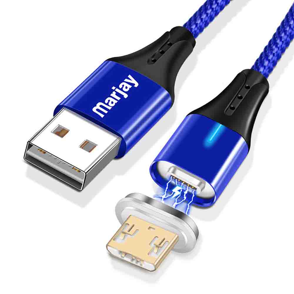 

Marjay 3A Type C Micro USB Fast Charging Magnetic Data Cable For HUAWEI P30 Mate20 MI9 S10 S10+