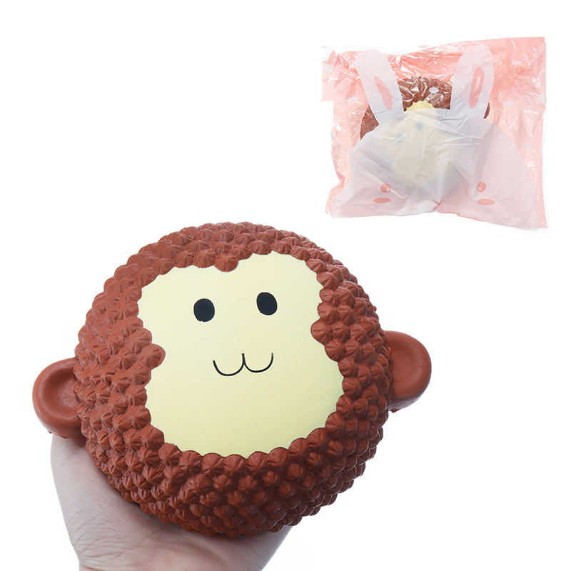 

Squishy Monkey Cake 15 см Ароматизированная медленно растущая оригинальная коллекция коллекционных подарков