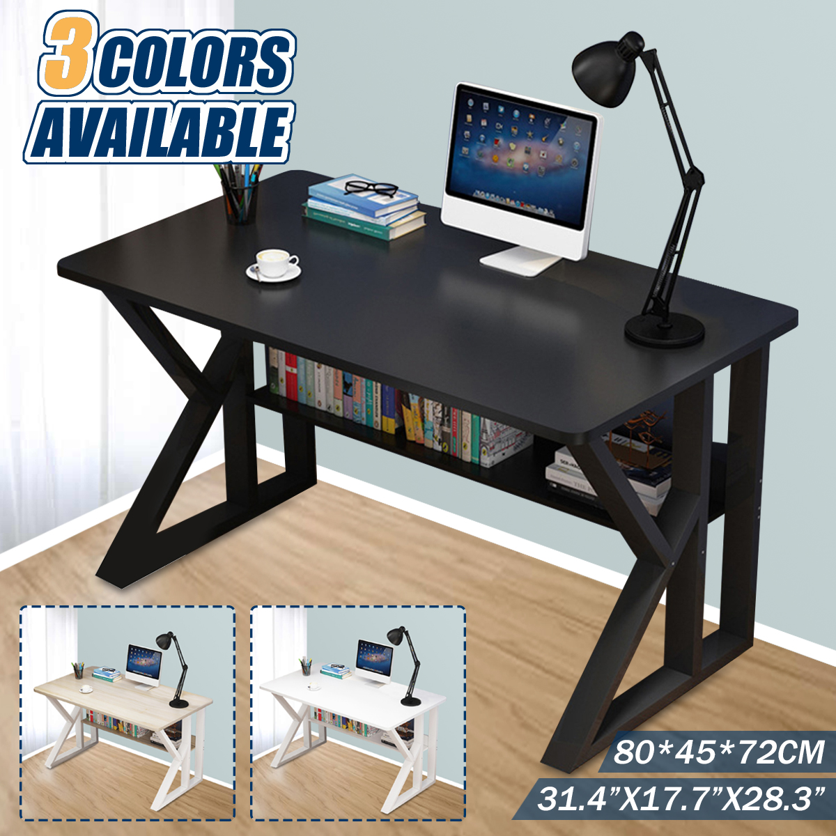 Fashion Computer Laptop Table Bedroom Bookshelf Wooden Stand Notebook Table Home 1
