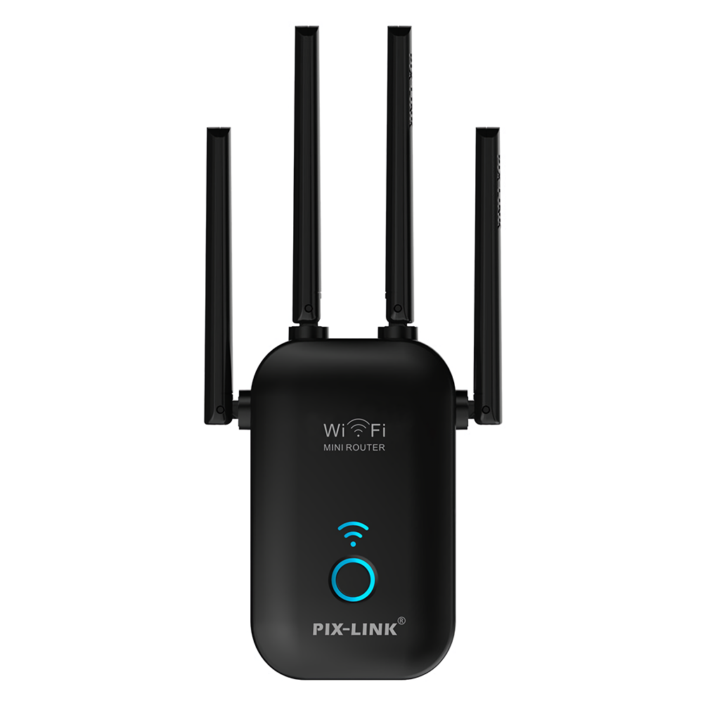 Find PIXLINK 1200M Dual Band Wireless Repeater Signal Amplifier High Power AP Routing MU-MIMO WiFi Range Extender for Sale on Gipsybee.com with cryptocurrencies