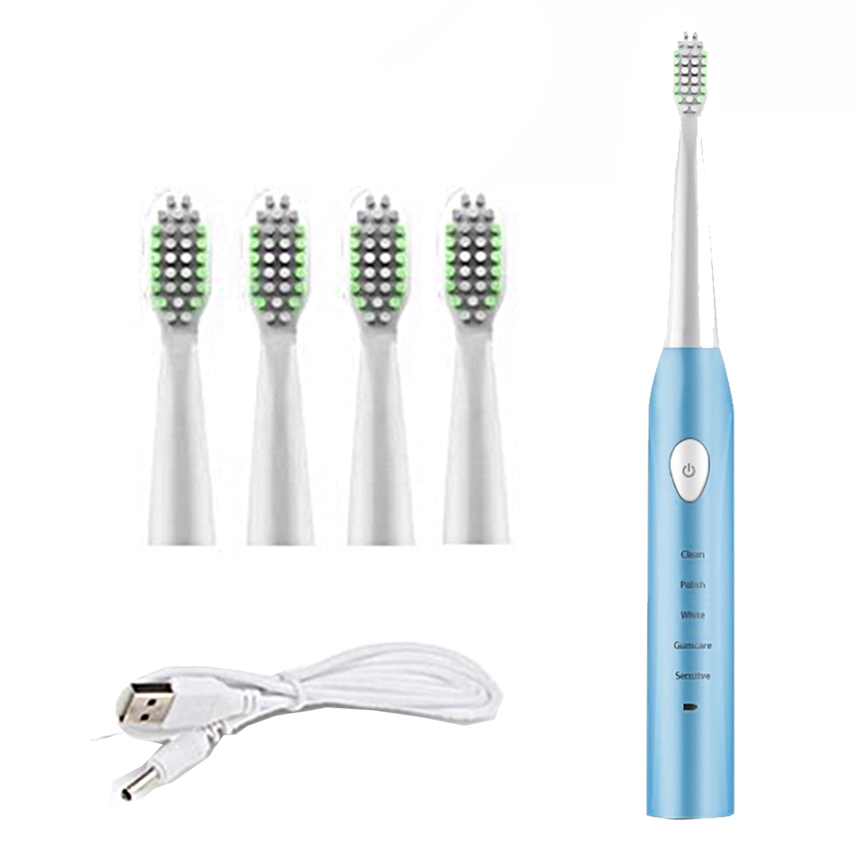 

5 Modes Electric Mute Sonic USB Rechargeable Toothbrush