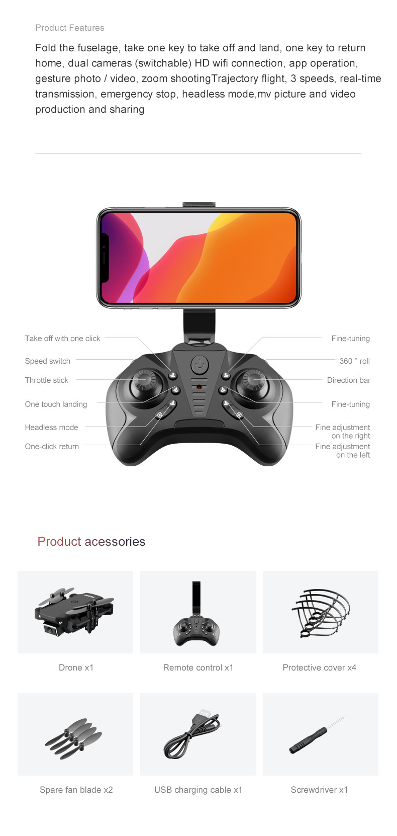 S66 Mini Pocket Drone With 4K 1080P Dual Camera Headless Mode Air Pressure Altitude Hold Foldable RC Quadcopter RTF 83