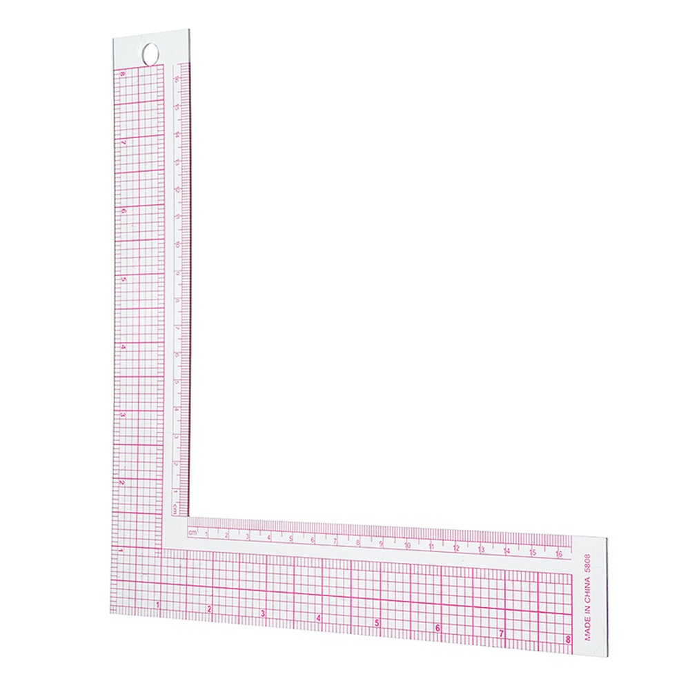 

Plastic Metric Sewing Measure Square Equilateral Straight Ruler For Dressmaking Tailor