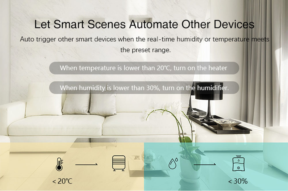 SONOFF® TH10 TH16 Smart WIFI Switch Monitoring Temperature Humidity Wifi Smart Switch Home Automation Kit Works With Alexa Google Home 23