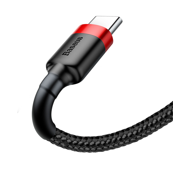 Baseus 3A QC3.0 High-density Braided Type C Fast Charging Data Cable 1M For Oneplus 6 5t Xiaomi Mi8