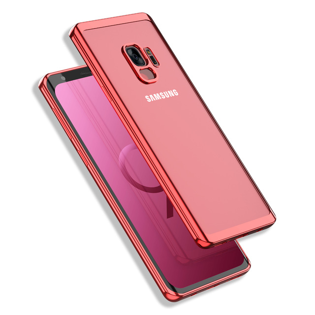 

Bakeey Покрытие Яркий цвет Очистить Soft ТПУ Защитный Чехол Для Samsung Galaxy S9/S9 Plus / Примечание 9/S8/S8 Plus/S7 Край