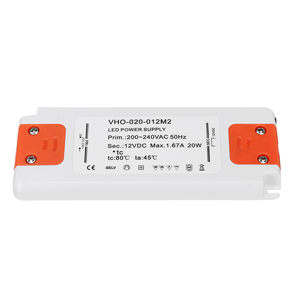 Find AC220-240C to DC12V/DC24V 20W Power Supply Lighting Transformer LED Driver for Strip Light for Sale on Gipsybee.com with cryptocurrencies