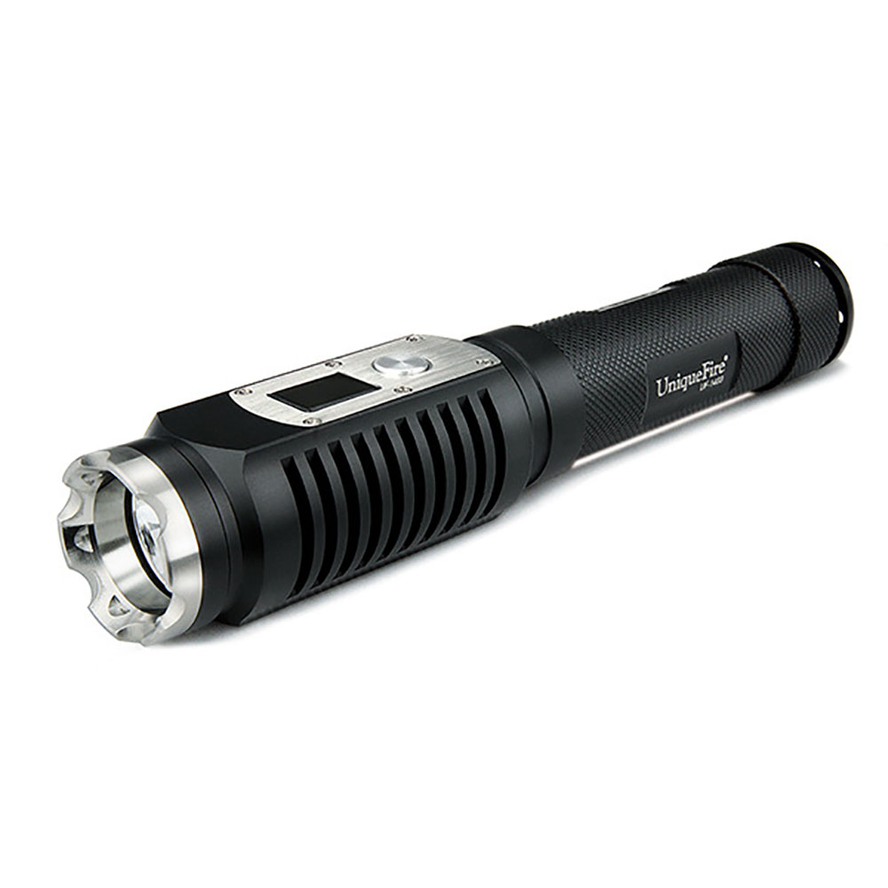 

UniqueFire UF-1403 L2 1200LM Self-defense Digital Dispaly Brightness LED Flashlight
