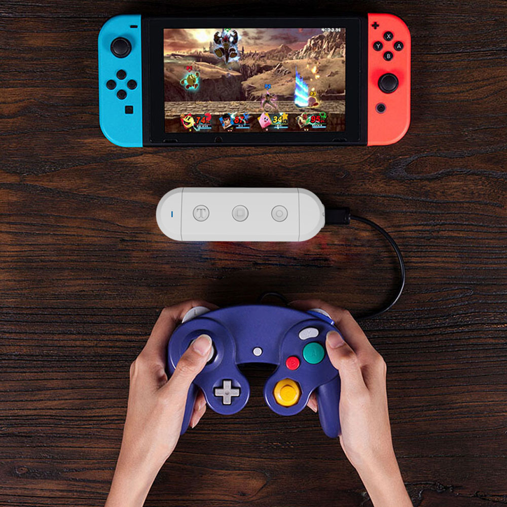 Handle Adapter Converter Wireless Connection Nintendo Switch Classic GameCube GC Wii Game Controller 9