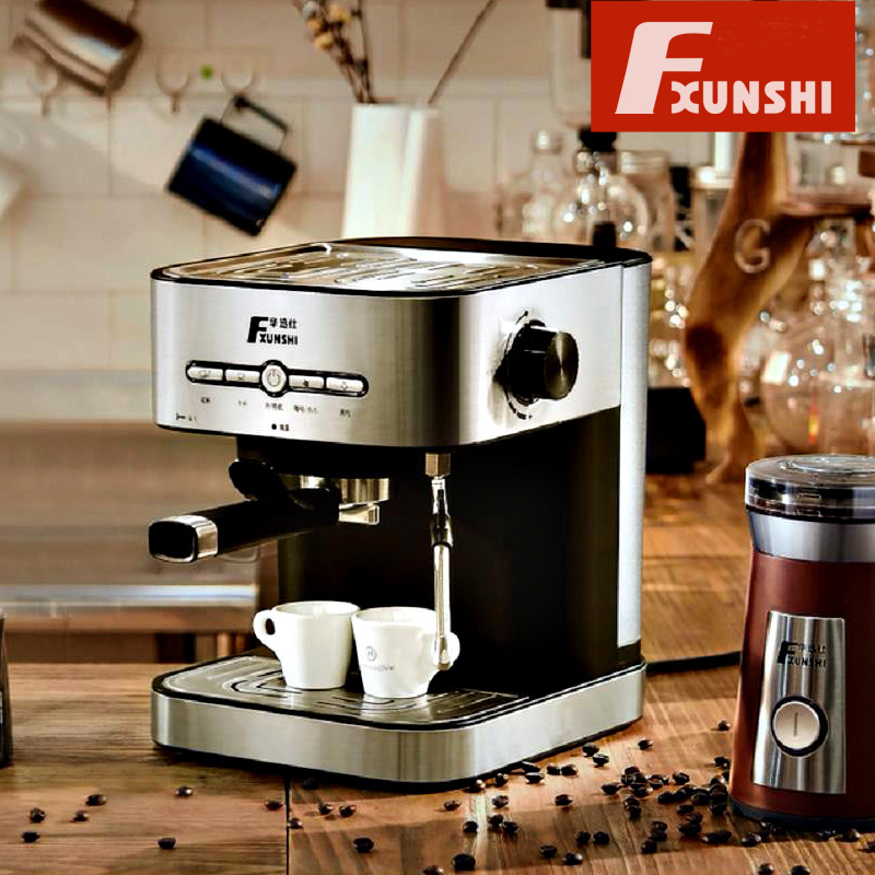 FXUNSHI MD-2009 1.4L 950W Semiautomatic Espresso Milk Bubble Maker Italian Coffee Machine (BS) 1