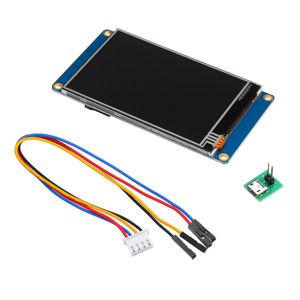 

Nextion NX4832T035 3.5 Inch 480x320 HMI TFT LCD Touch Display Module Resistive Touch Screen For Raspberry Pi 3 Arduino Kit