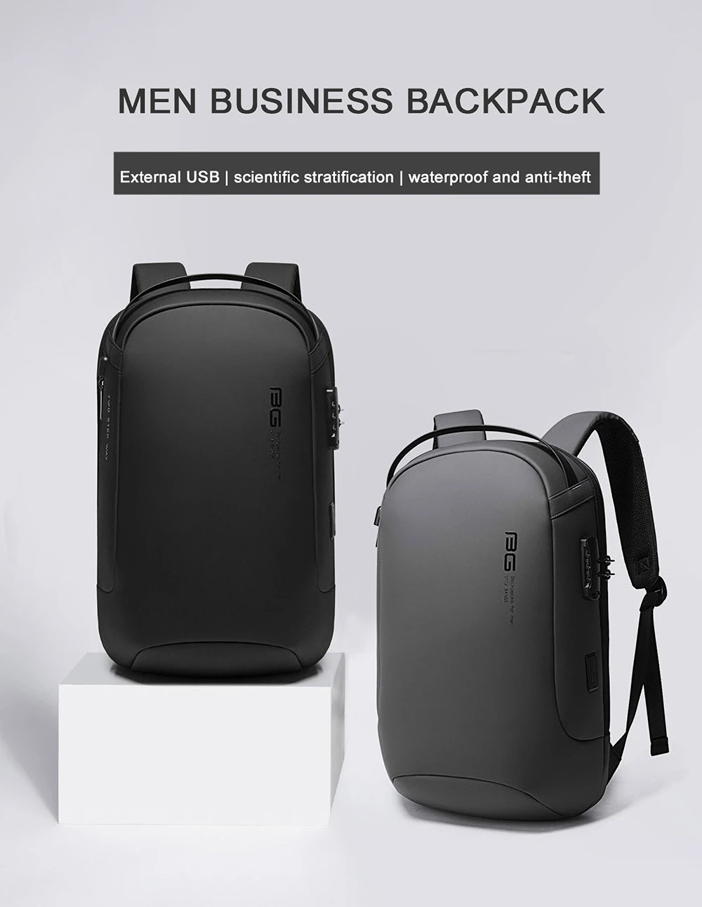 BANGE BG-7225 Anti-theft Backpack Laptop Bag Shoulder Bag 5